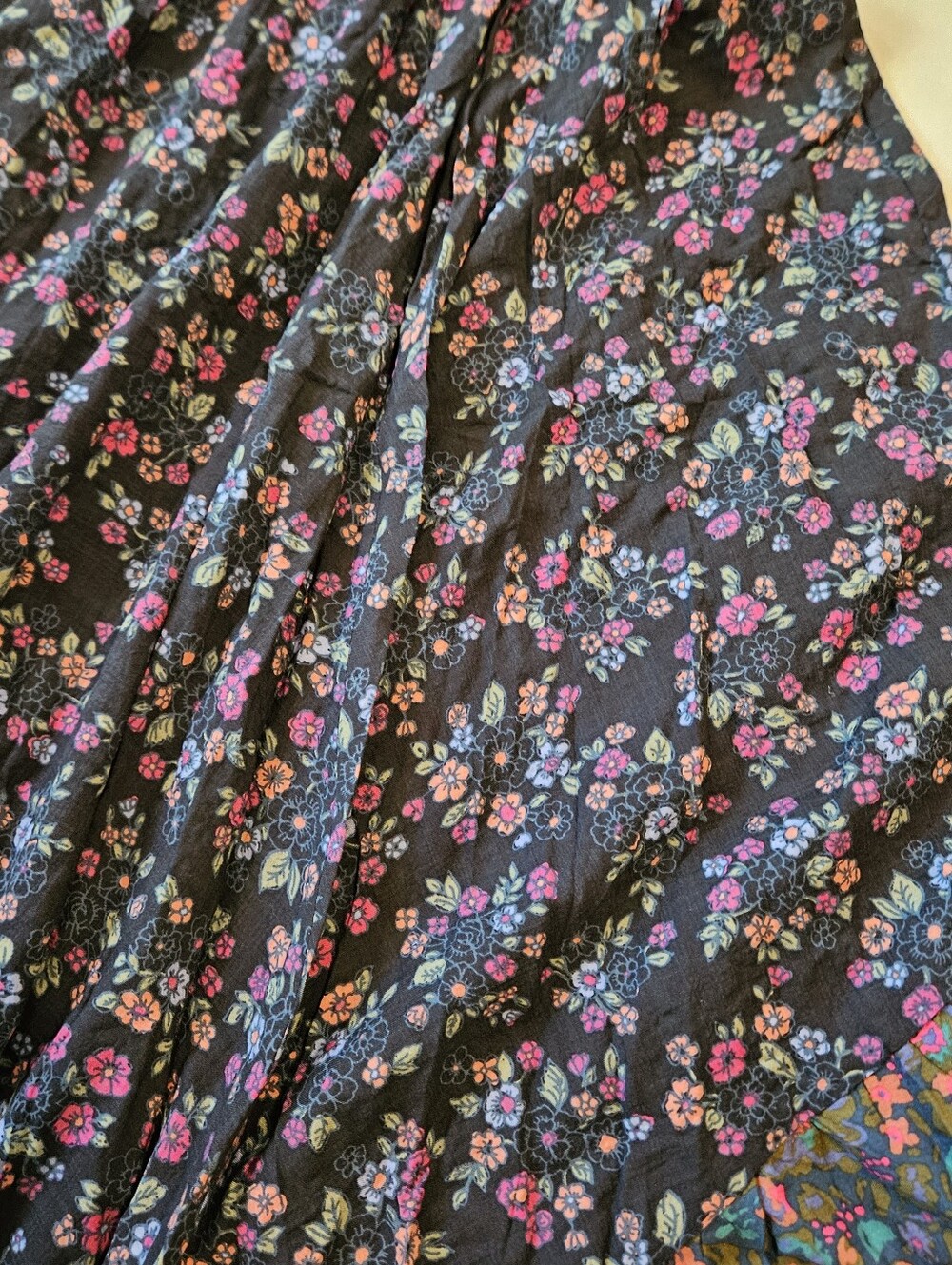 NWT Natural life Feeling Alive Convertible Maxi Skirt/Dress Boho Ditsy Floral XL - Picture 9 of 16
